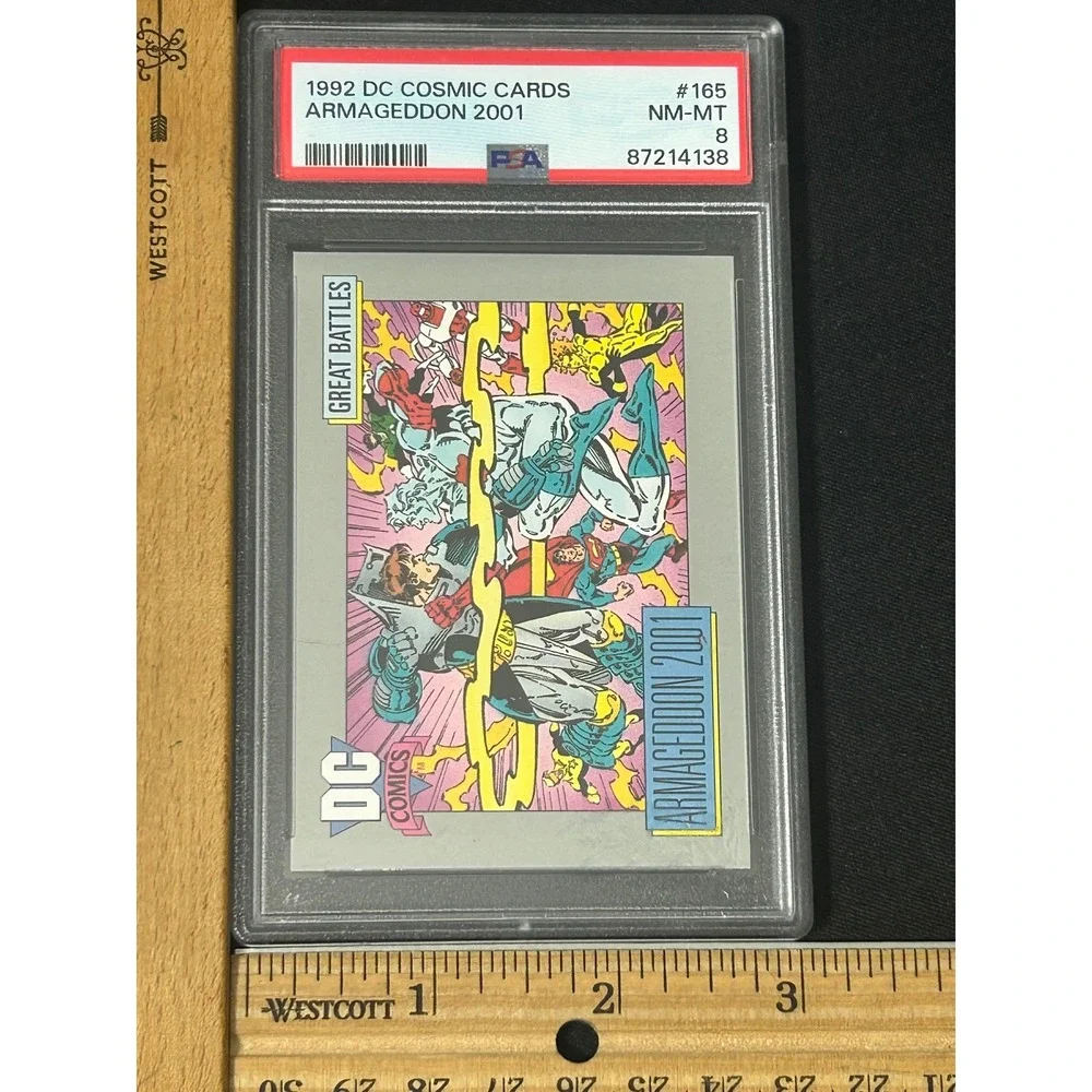 1992 DC Cosmic‎ Cards Armageddon 2001 PSA Graded NM-MT 8 Card #165